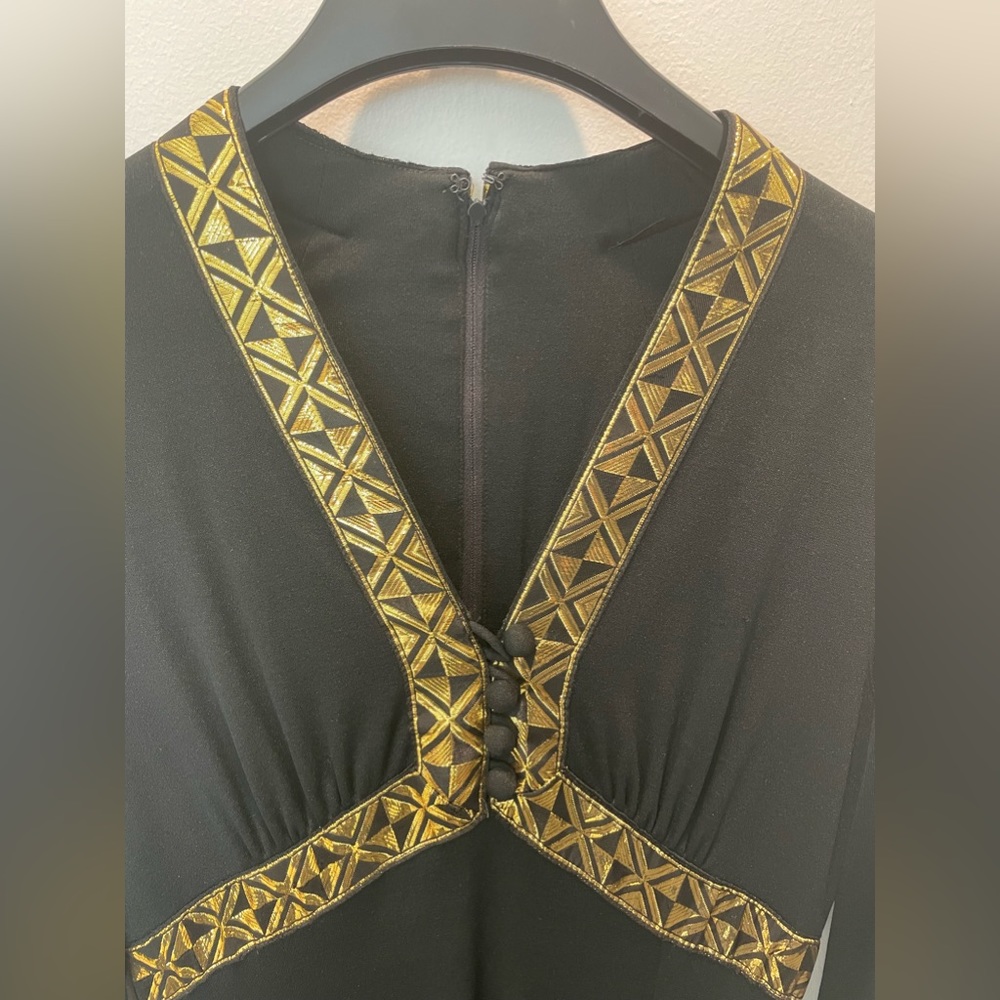 “PALM ROYALE” Vintage Gown 👸 Custom Made  in Palm Beach Circa 1970’s - Picture 4 of 9